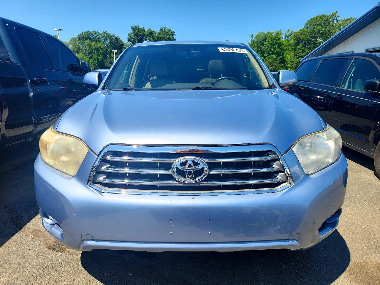 2008 Toyota Highlander Limited Синий vin: JTEES42A582064494