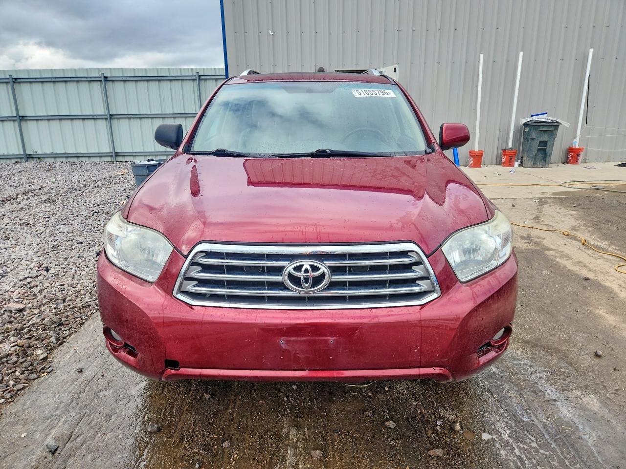 2008 Toyota Highlander Limited Red vin: JTEES42A682060051