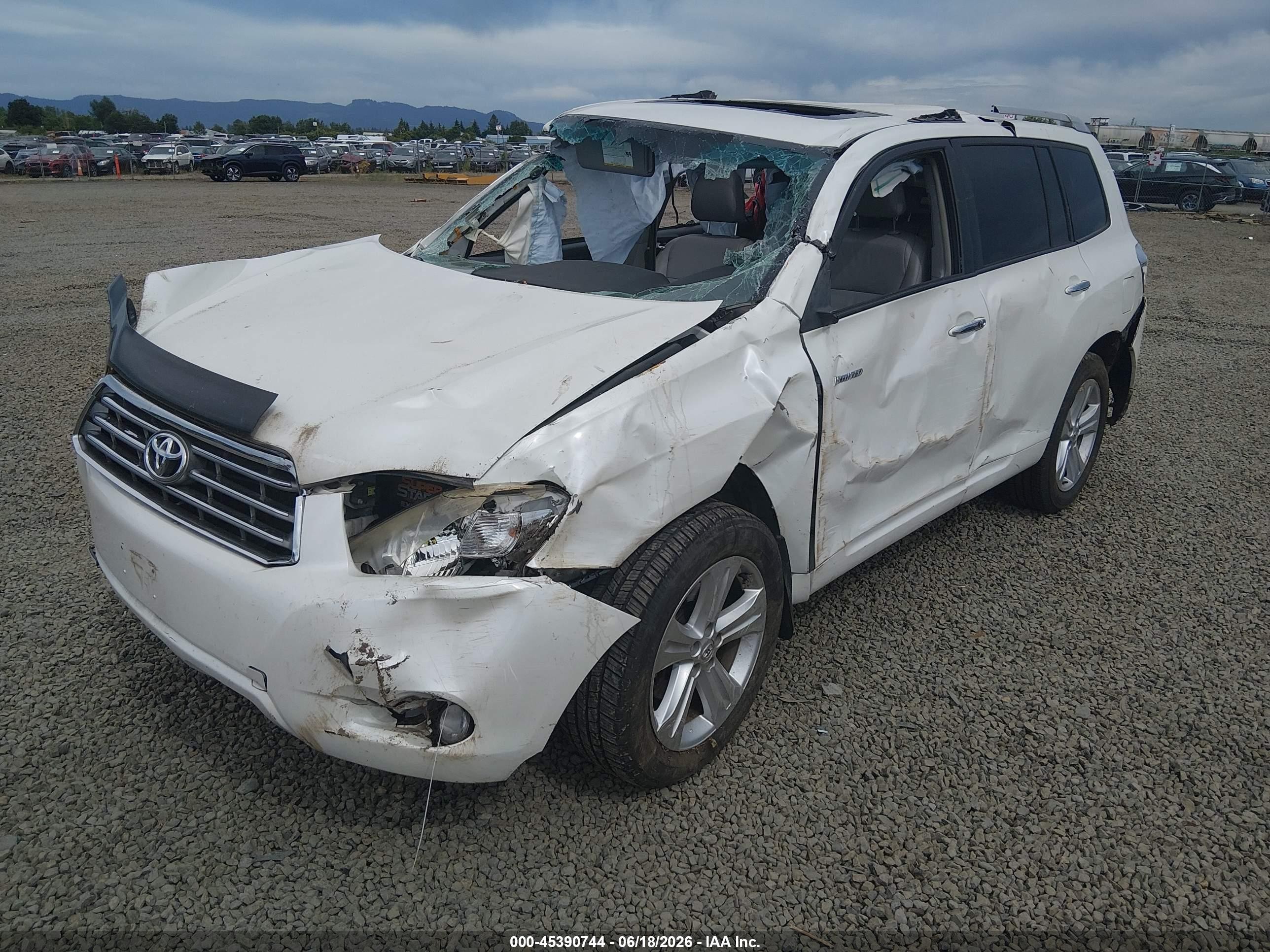 2008 Toyota Highlander Limited Gray vin: JTEES42A682070546