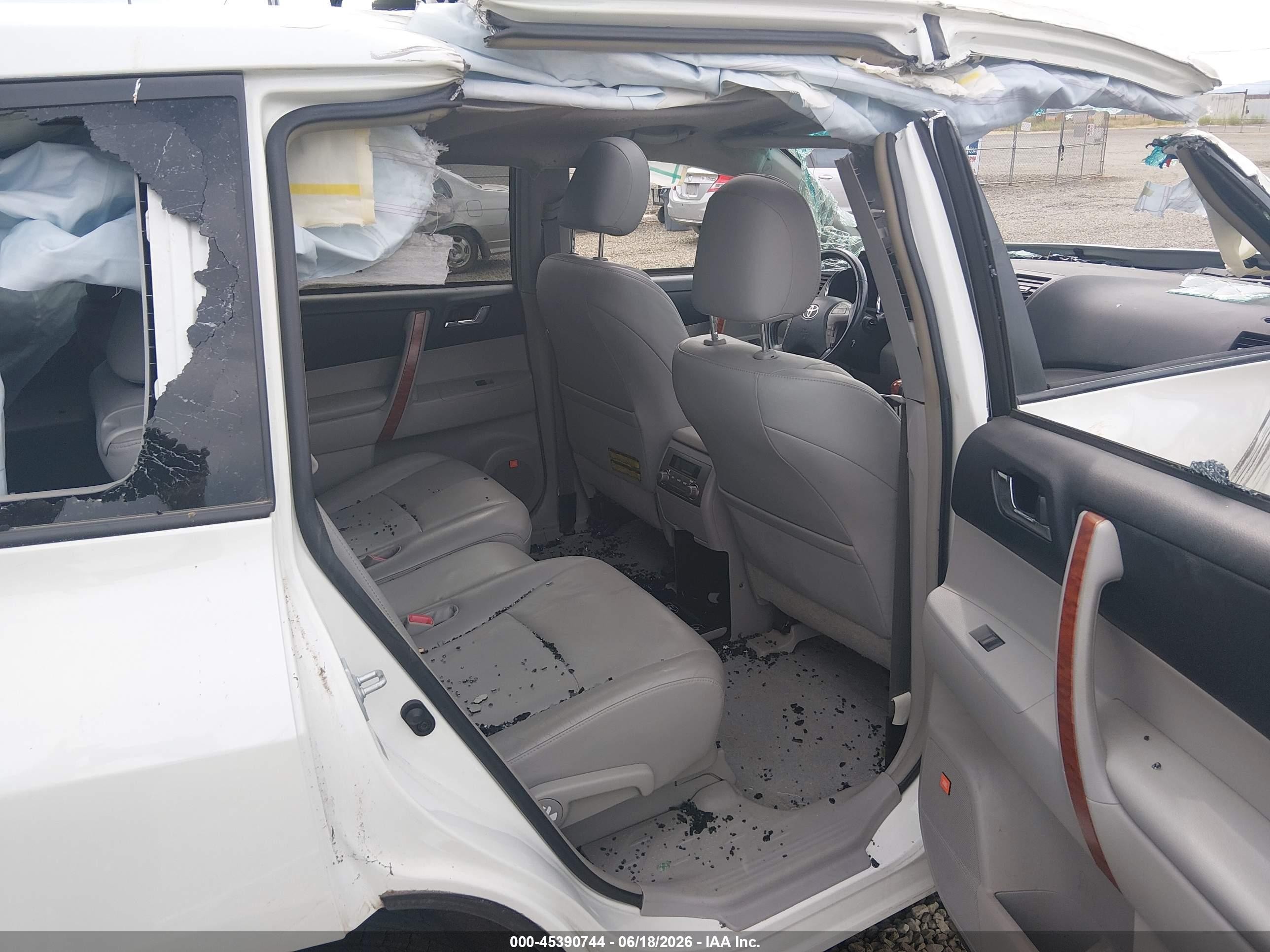 2008 Toyota Highlander Limited Gray vin: JTEES42A682070546