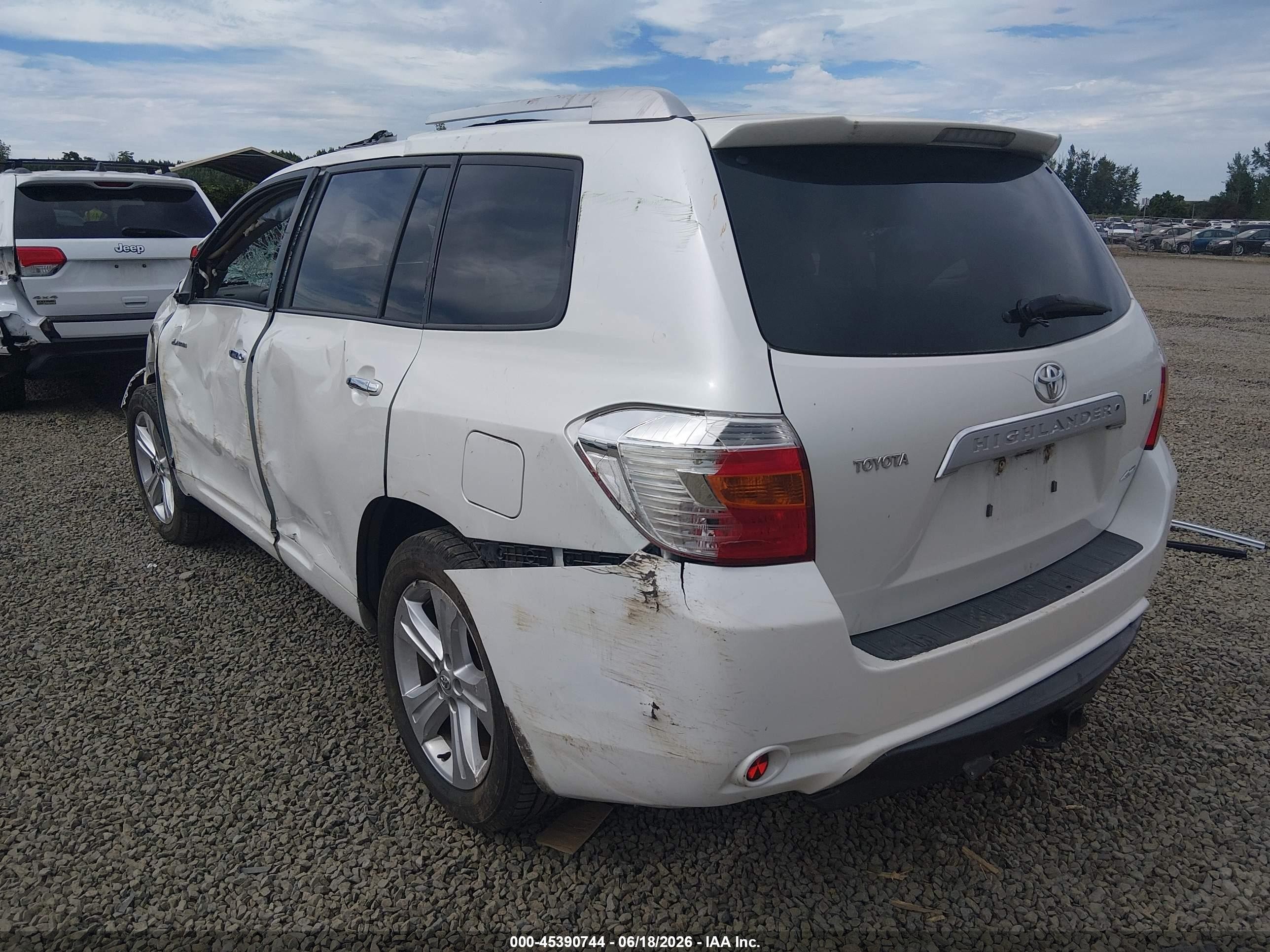 2008 Toyota Highlander Limited Gray vin: JTEES42A682070546