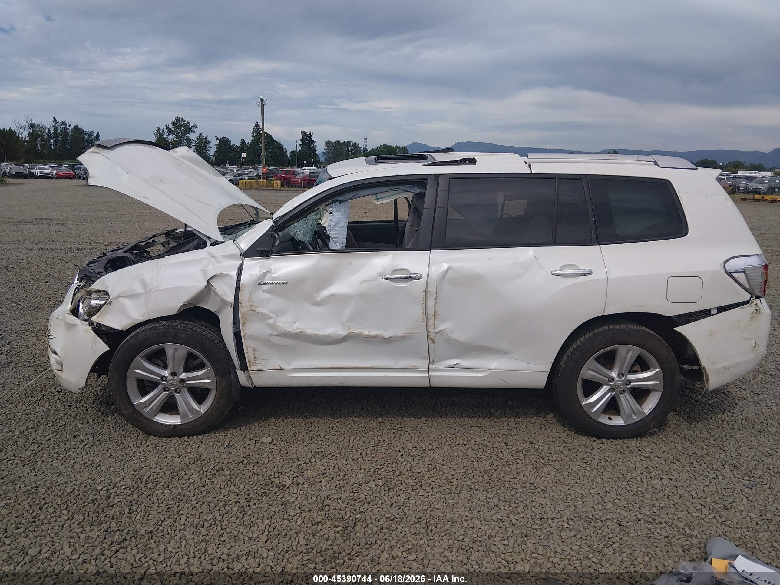 2008 Toyota Highlander Limited Gray vin: JTEES42A682070546