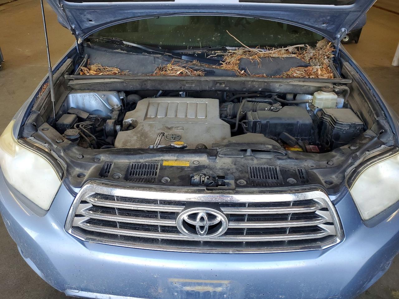 2008 Toyota Highlander Limited Синий vin: JTEES42A682078193