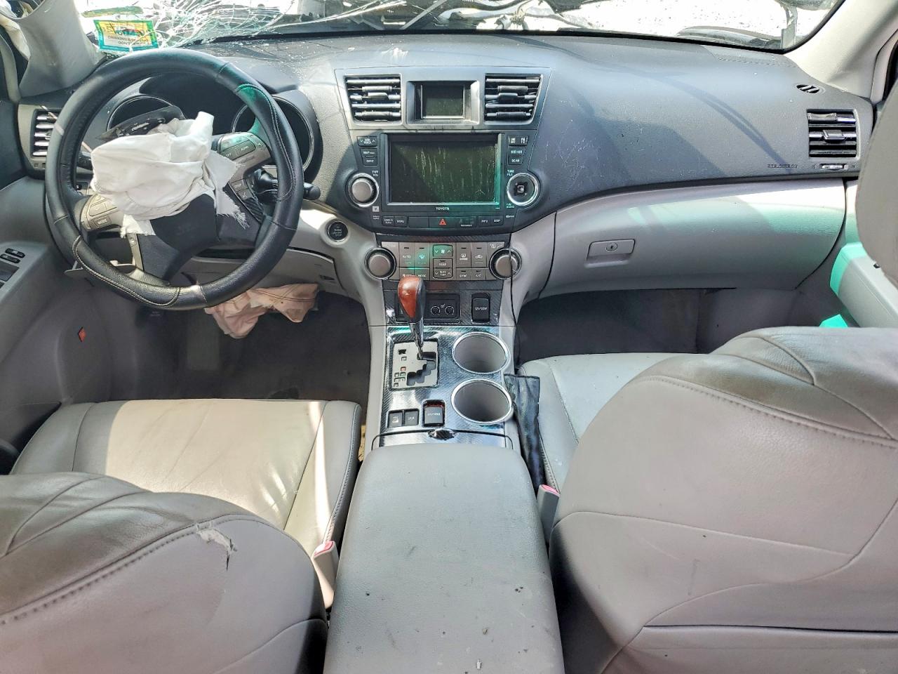 2008 Toyota Highlander Limited Black vin: JTEES42A682093826