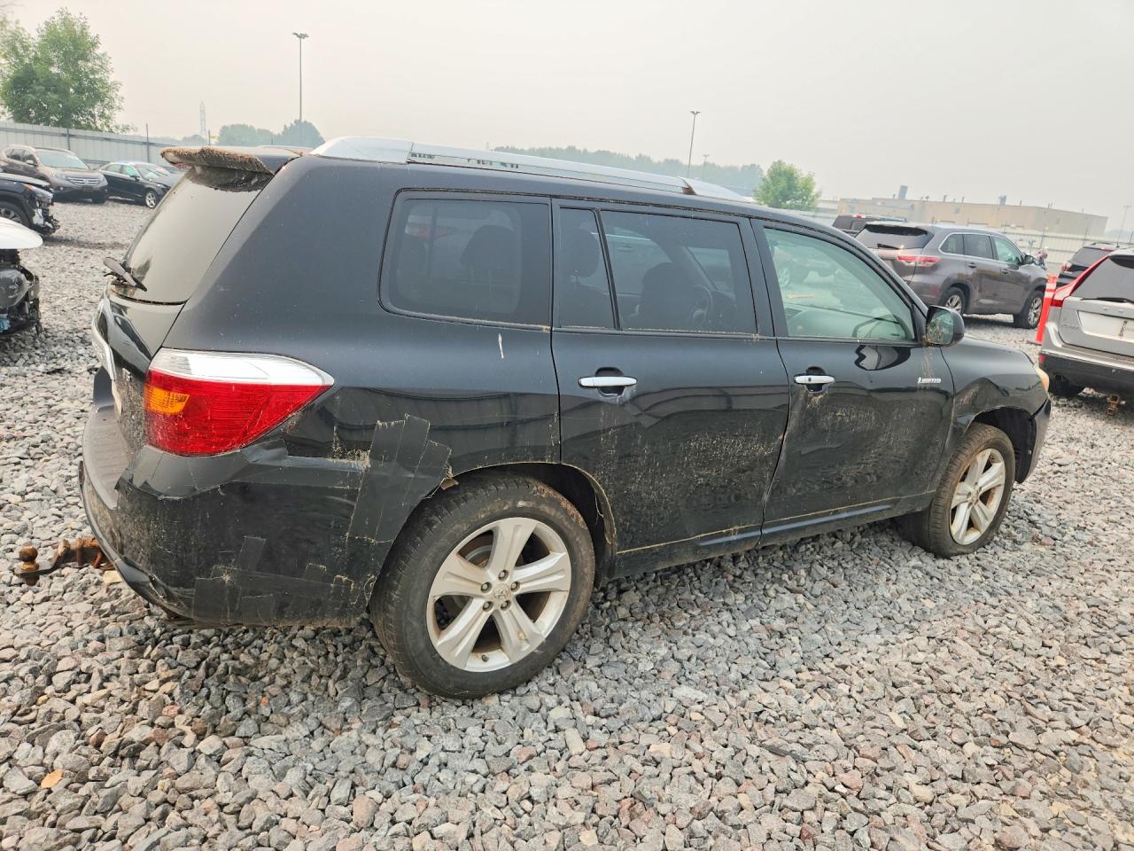 2009 Toyota Highlander Черный vin: JTEES42A692114840