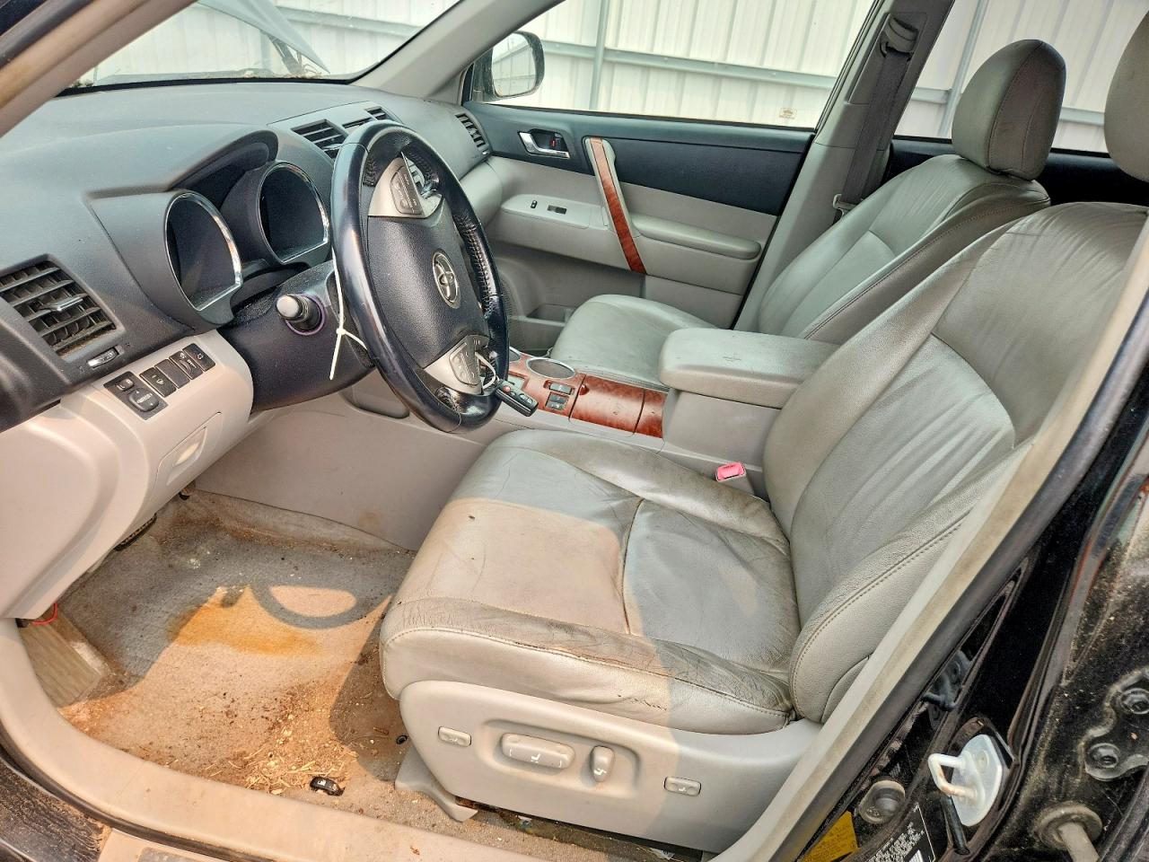2009 Toyota Highlander Черный vin: JTEES42A692114840