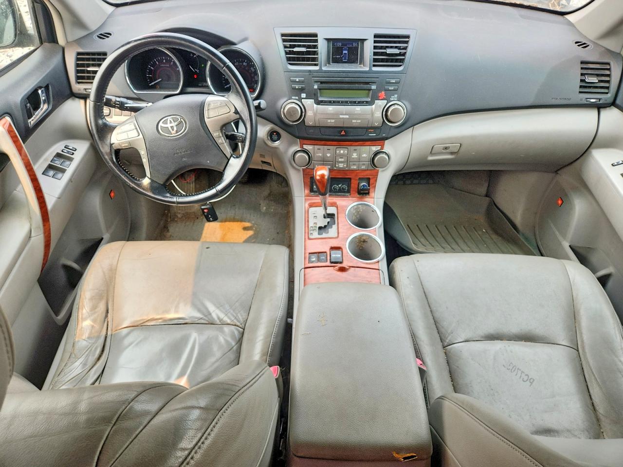 2009 Toyota Highlander Черный vin: JTEES42A692114840