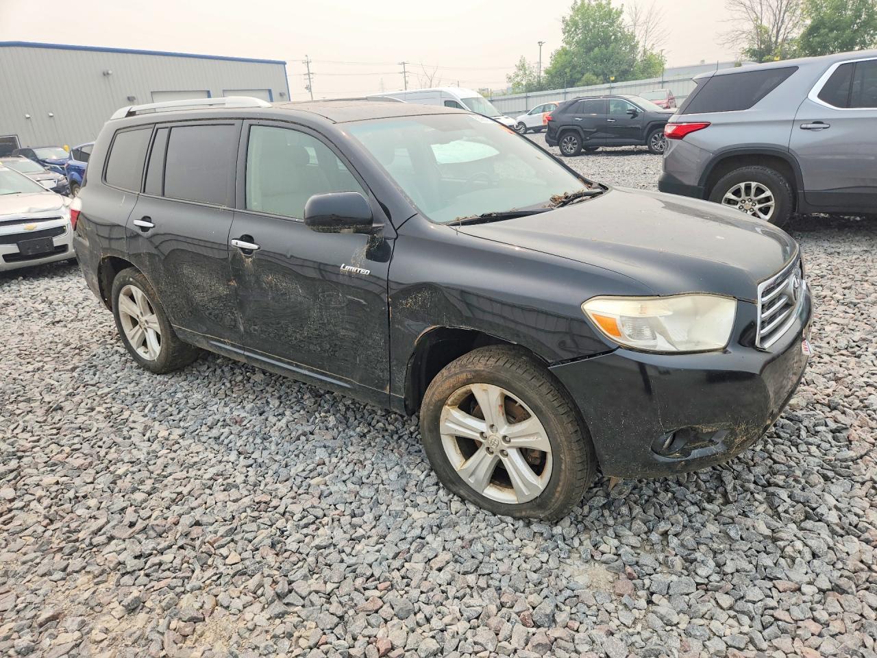 2009 Toyota Highlander Черный vin: JTEES42A692114840