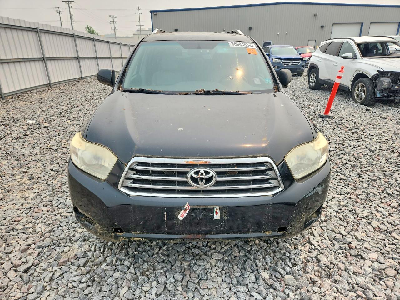 2009 Toyota Highlander Черный vin: JTEES42A692114840