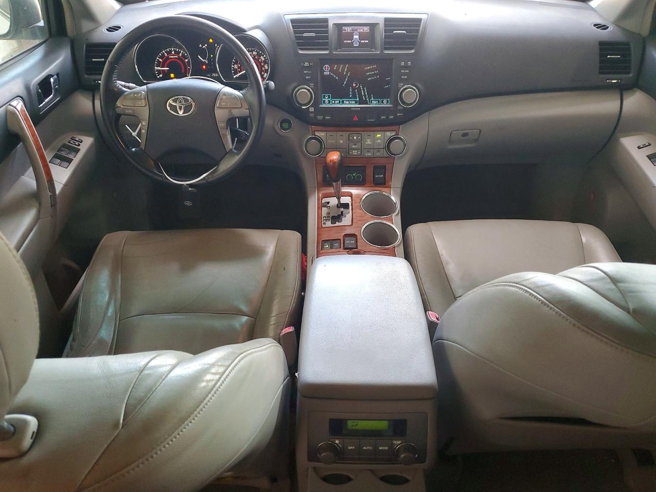 2009 Toyota Highlander Limited White vin: JTEES42A692126972