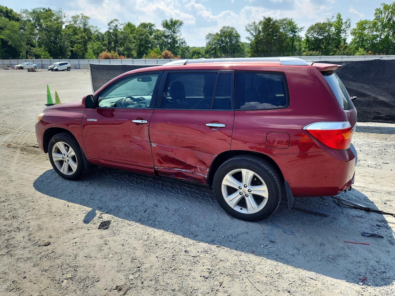2009 Toyota Highlander Limited Red vin: JTEES42A692127166