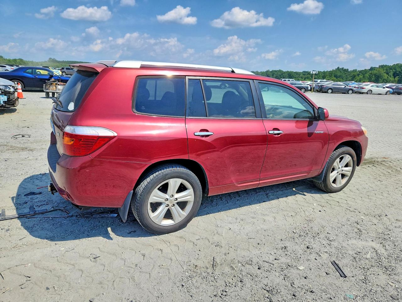 2009 Toyota Highlander Limited Red vin: JTEES42A692127166