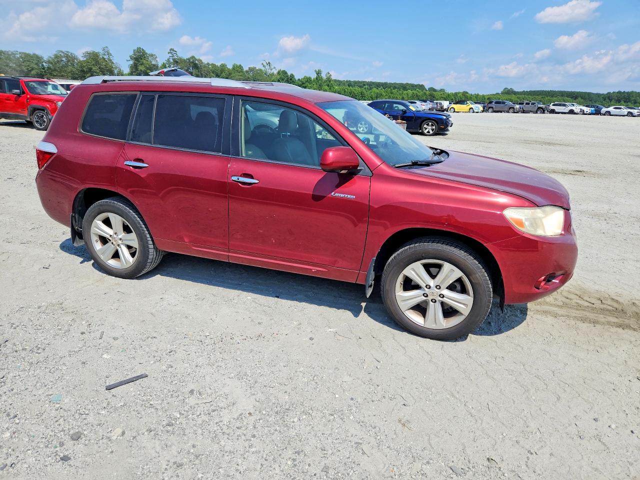 2009 Toyota Highlander Limited Red vin: JTEES42A692127166