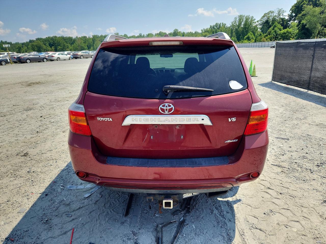 2009 Toyota Highlander Limited Red vin: JTEES42A692127166