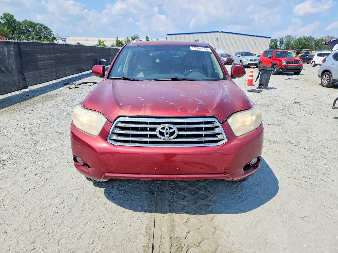 2009 Toyota Highlander Limited Red vin: JTEES42A692127166