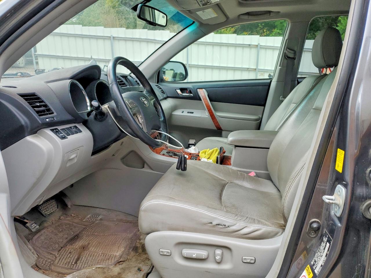 2009 Toyota Highlander Limited Gray vin: JTEES42A692136823