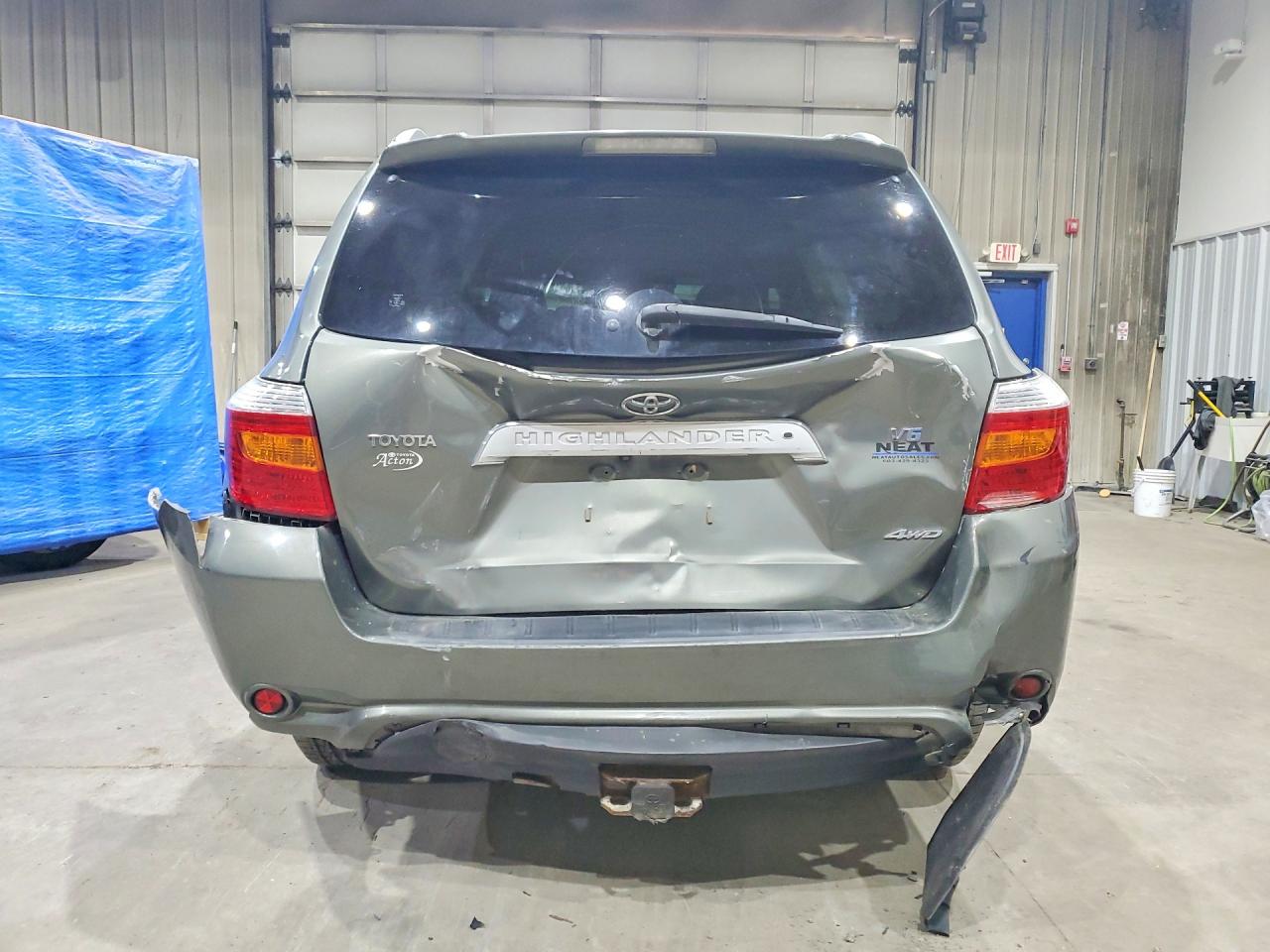 2009 Toyota Highlander Limited Green vin: JTEES42A692143206