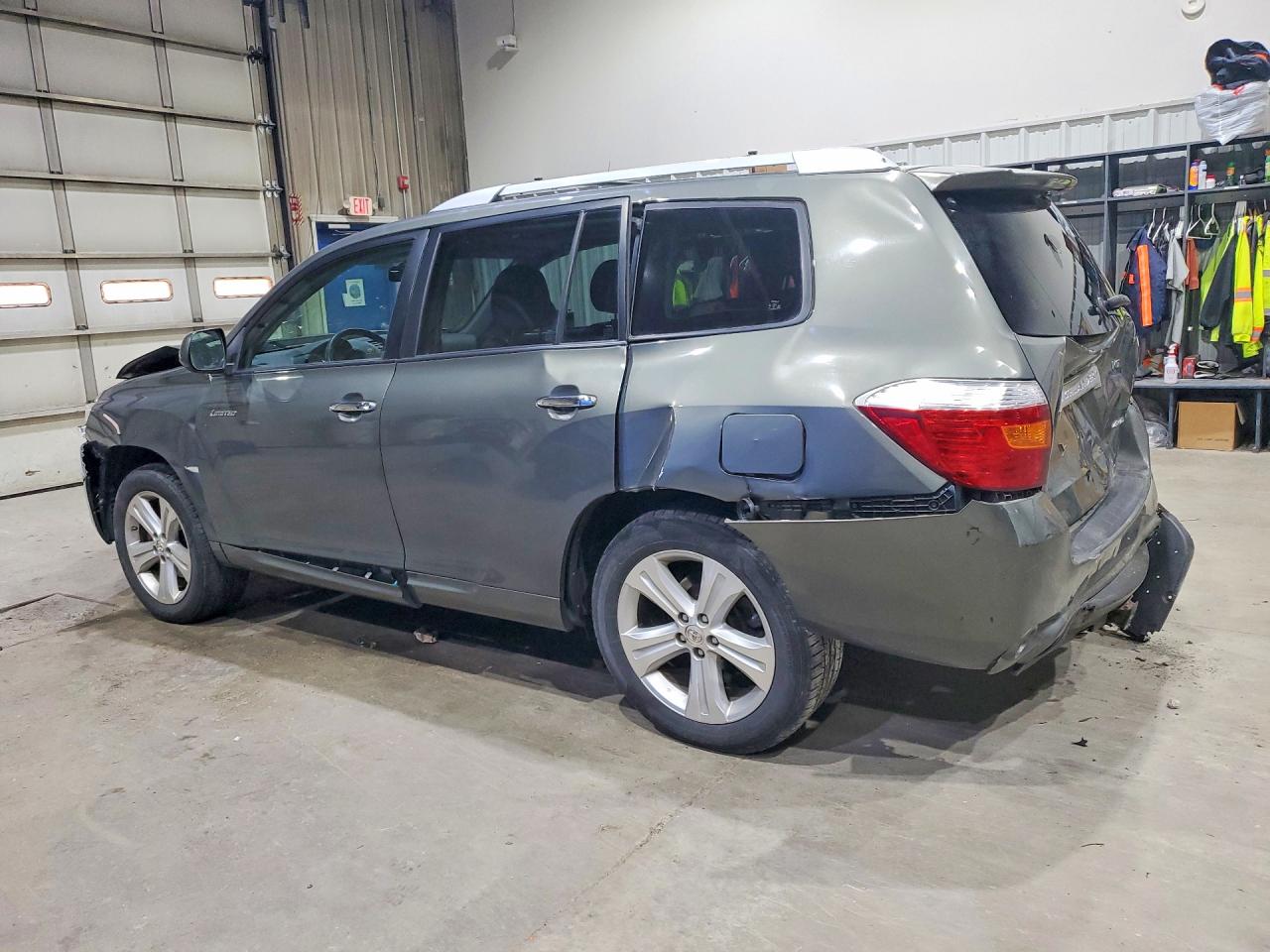 2009 Toyota Highlander Limited Green vin: JTEES42A692143206