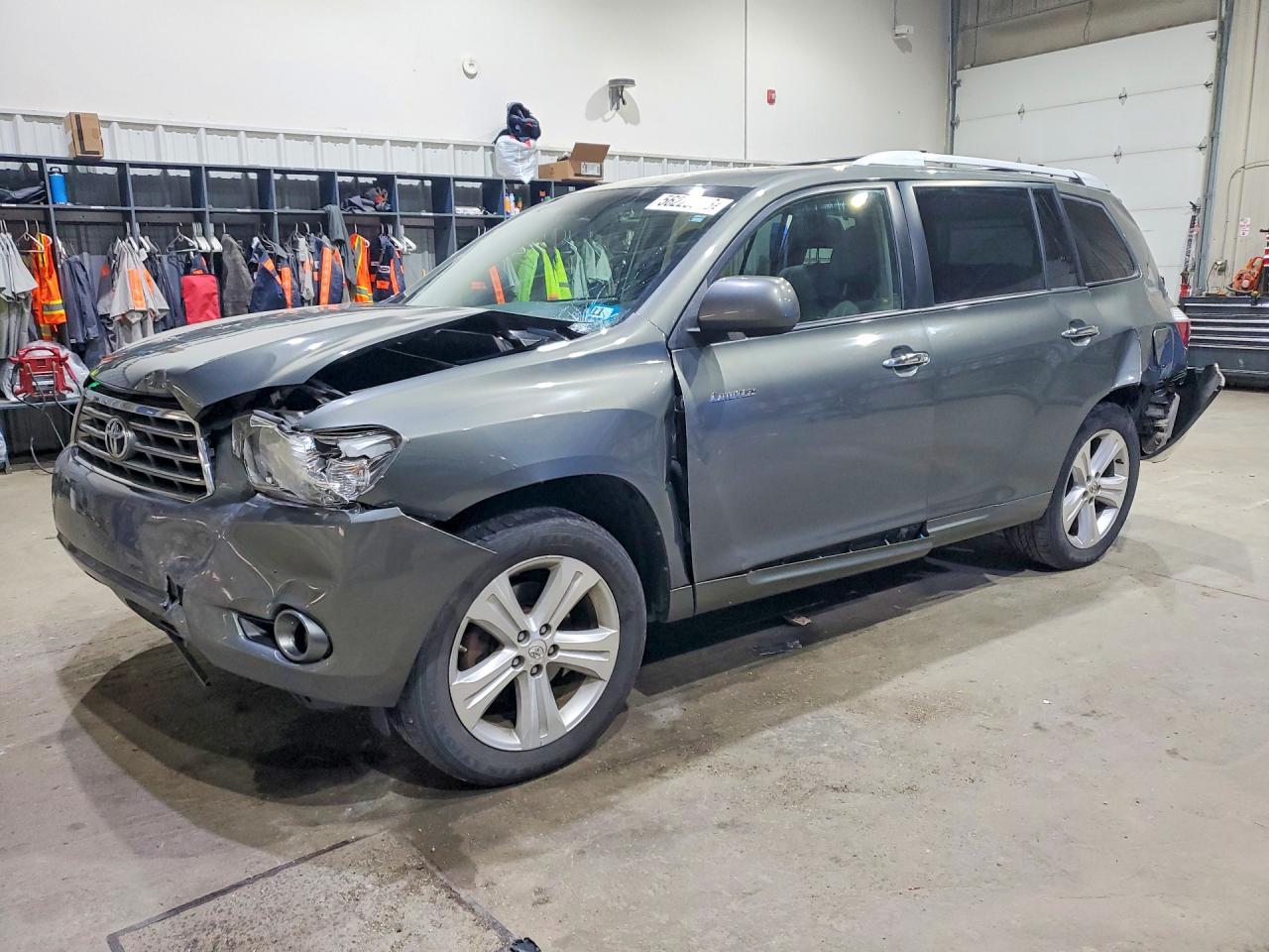 2009 Toyota Highlander Limited Green vin: JTEES42A692143206