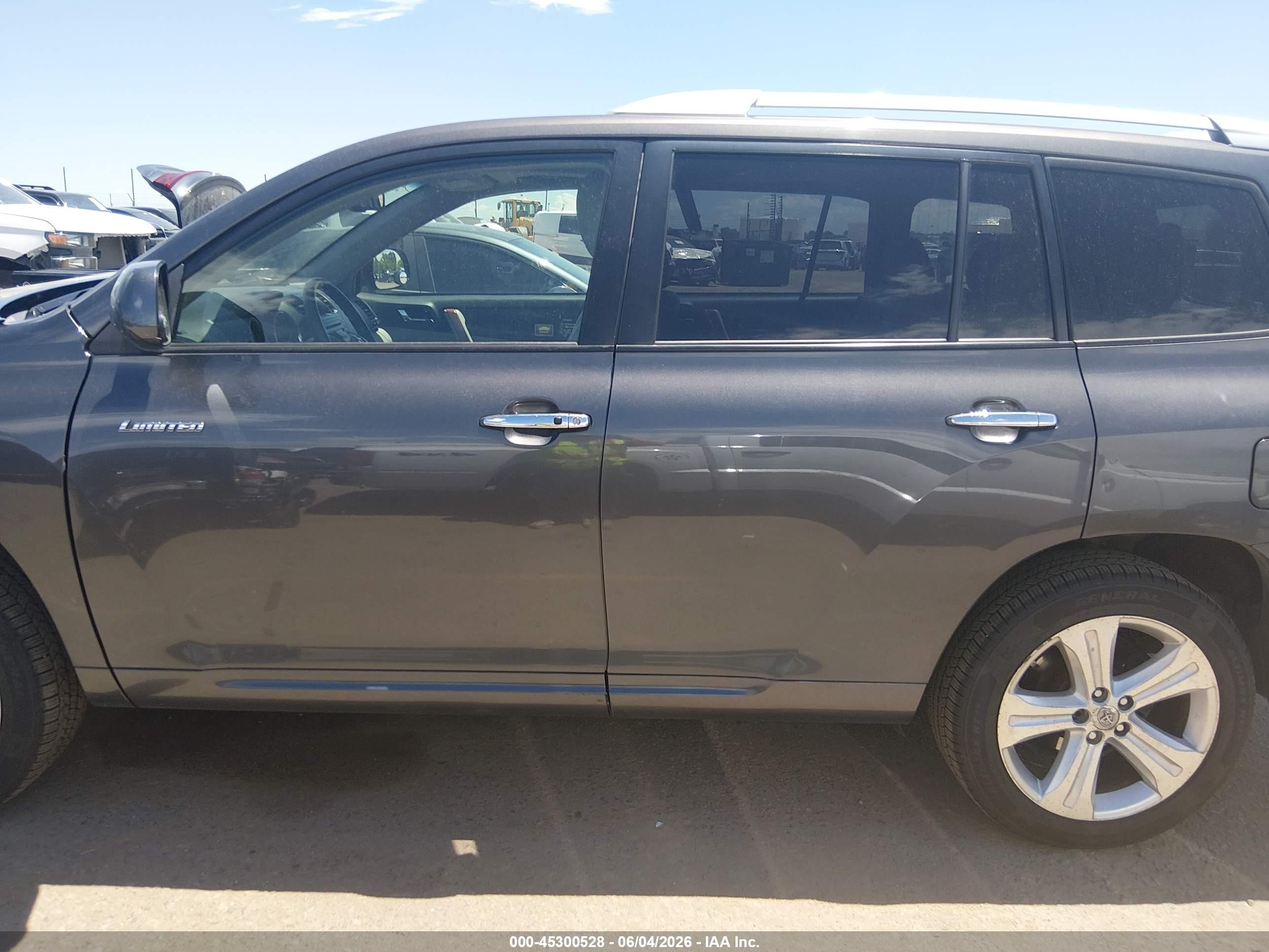 2008 Toyota Highlander Limited Gray vin: JTEES42A782057501