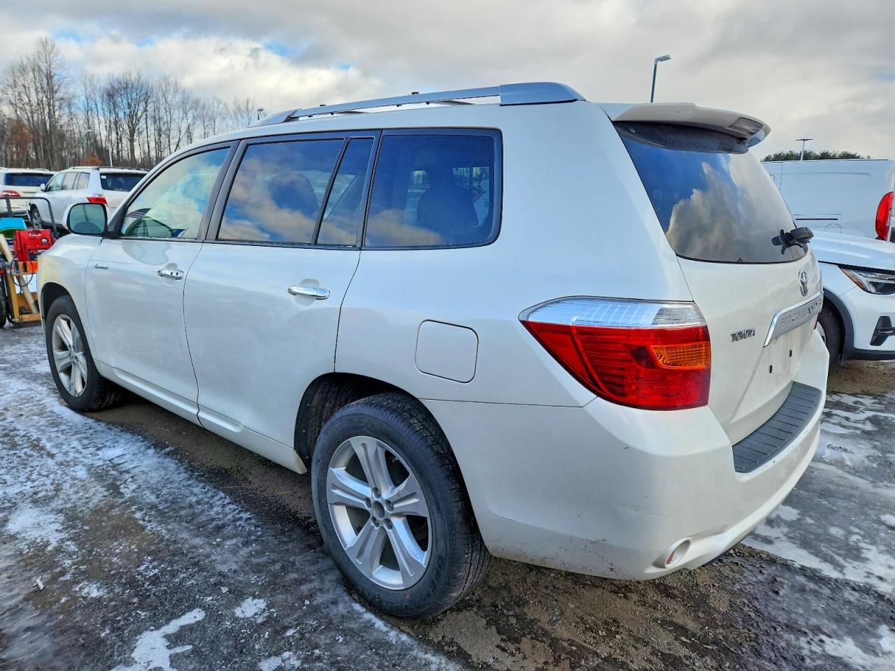 2008 Toyota Highlander Limited Белый vin: JTEES42A782059961
