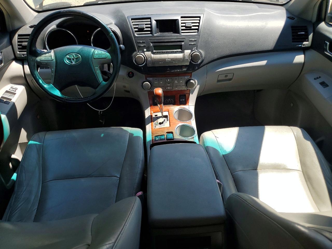 2008 Toyota Highlander Limited Зеленый vin: JTEES42A782082835