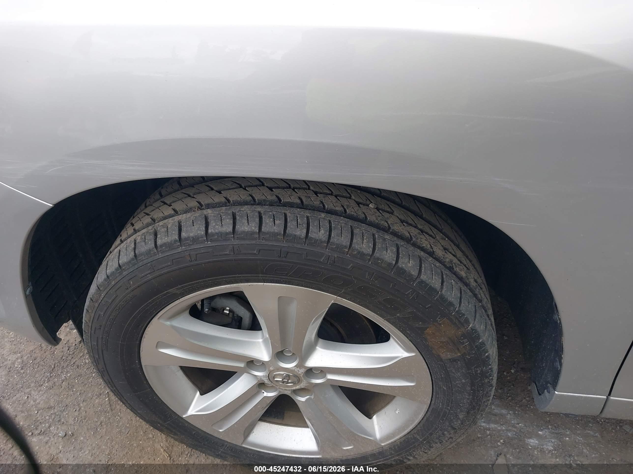 2008 Toyota Highlander Limited Серебряный vin: JTEES42A782086237