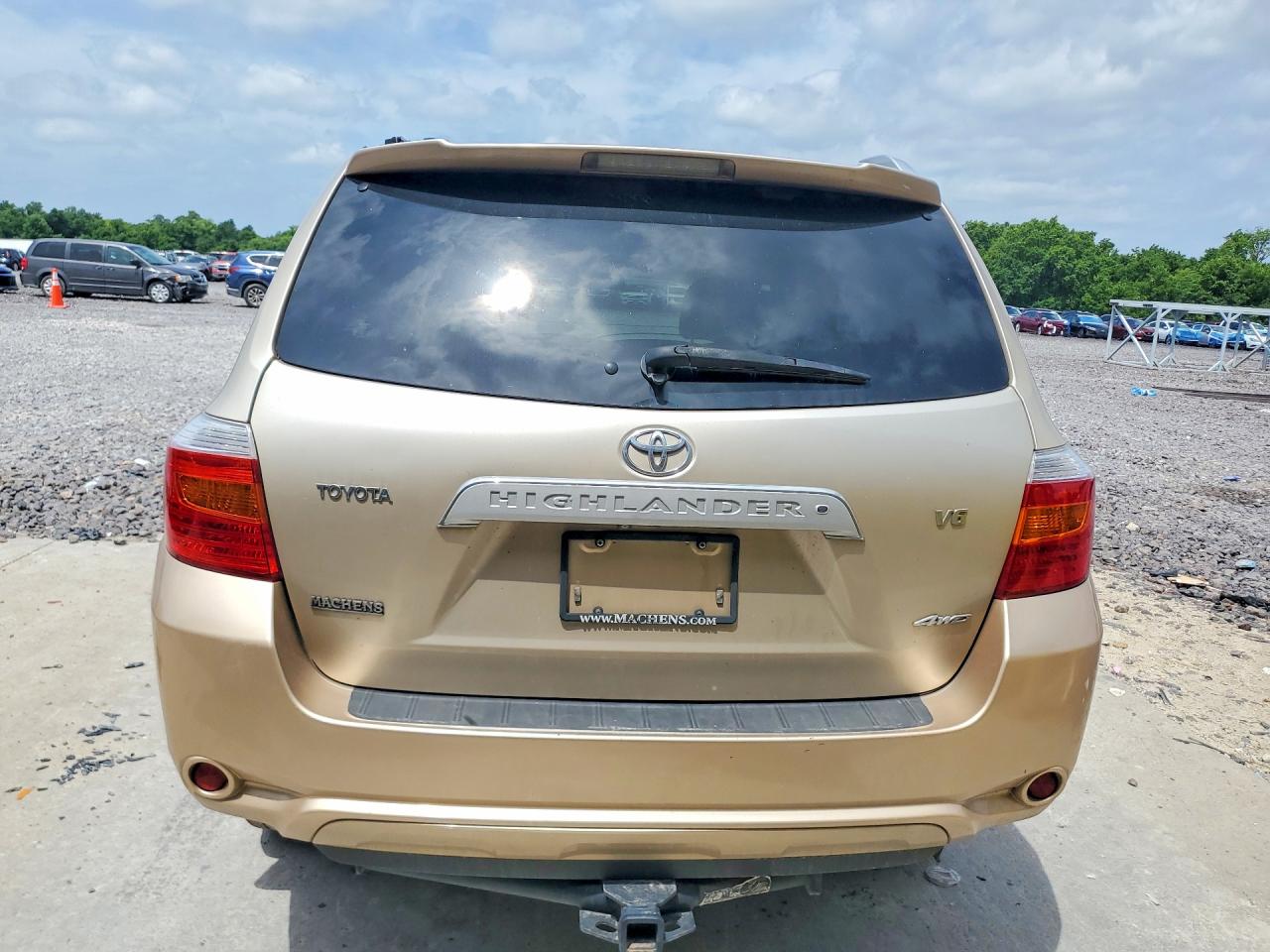 2008 Toyota Highlander Limited Желто-коричневый vin: JTEES42A782101416
