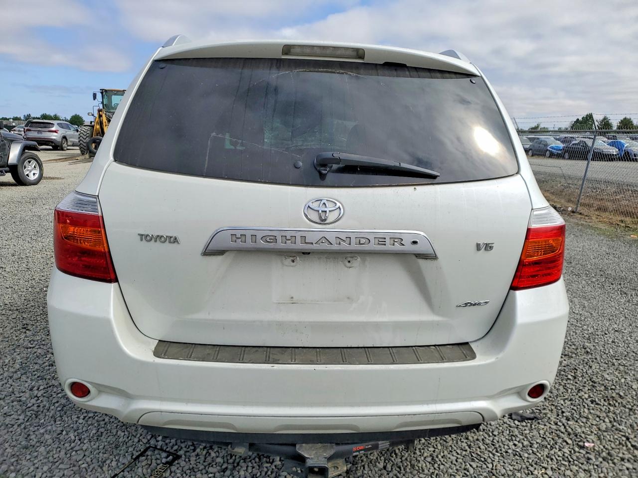 2009 Toyota Highlander Limited White vin: JTEES42A792119044