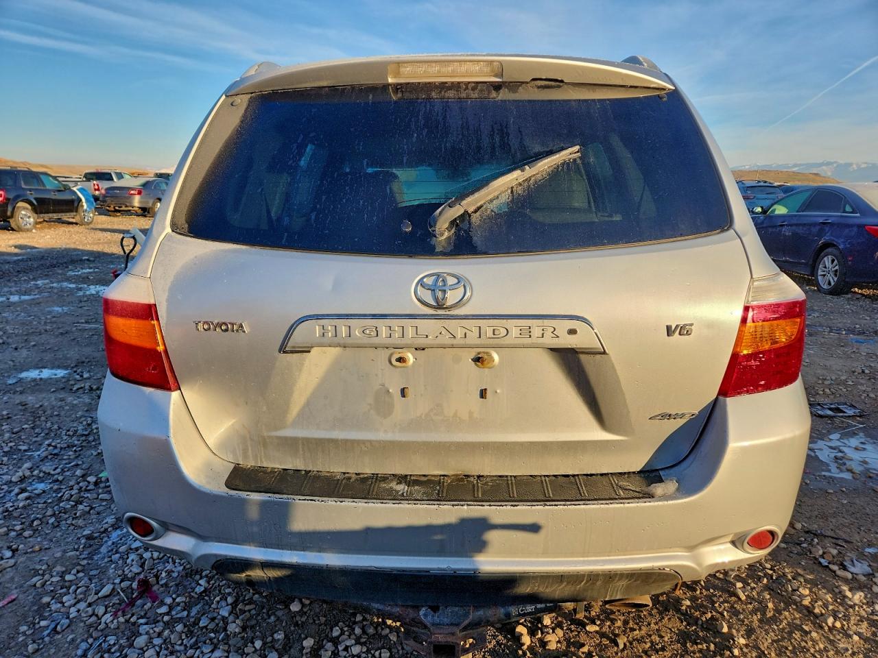2008 Toyota Highlander Limited Серебряный vin: JTEES42A882000594