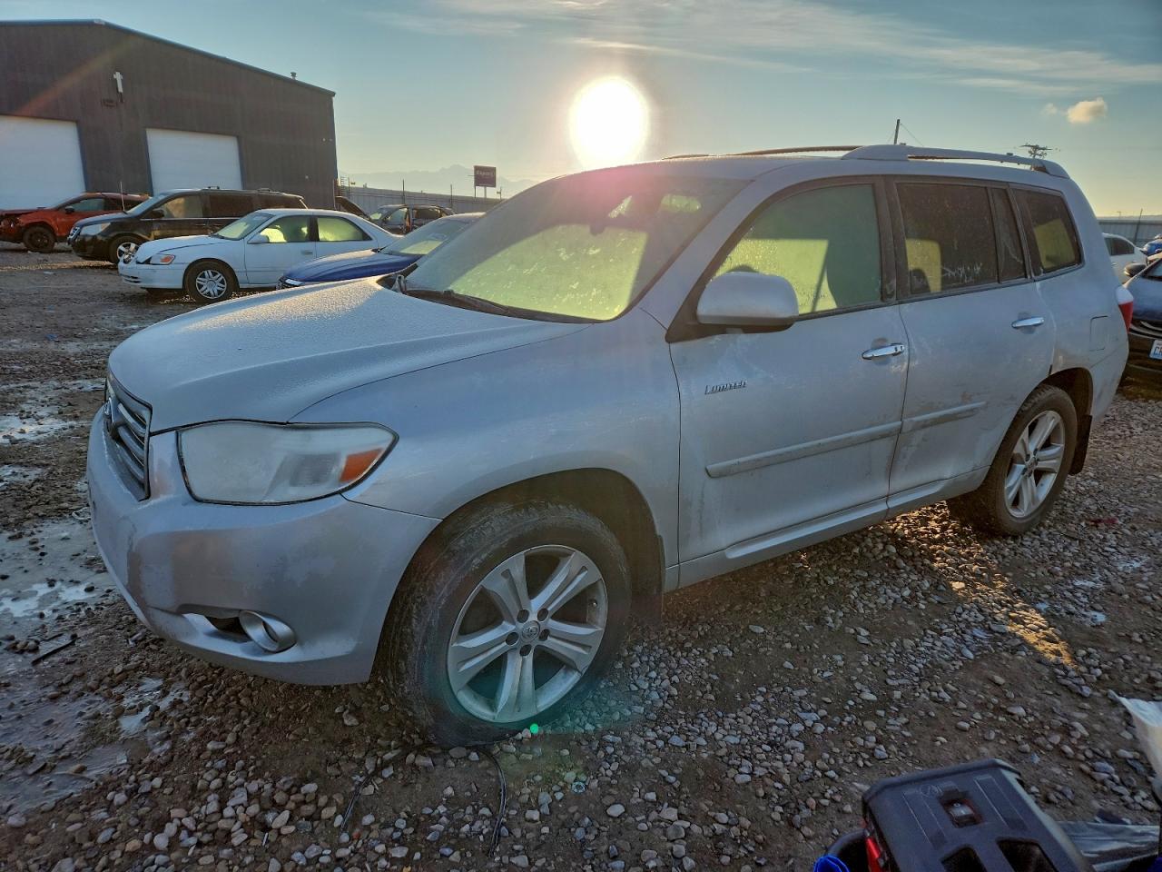 2008 Toyota Highlander Limited Серебряный vin: JTEES42A882000594