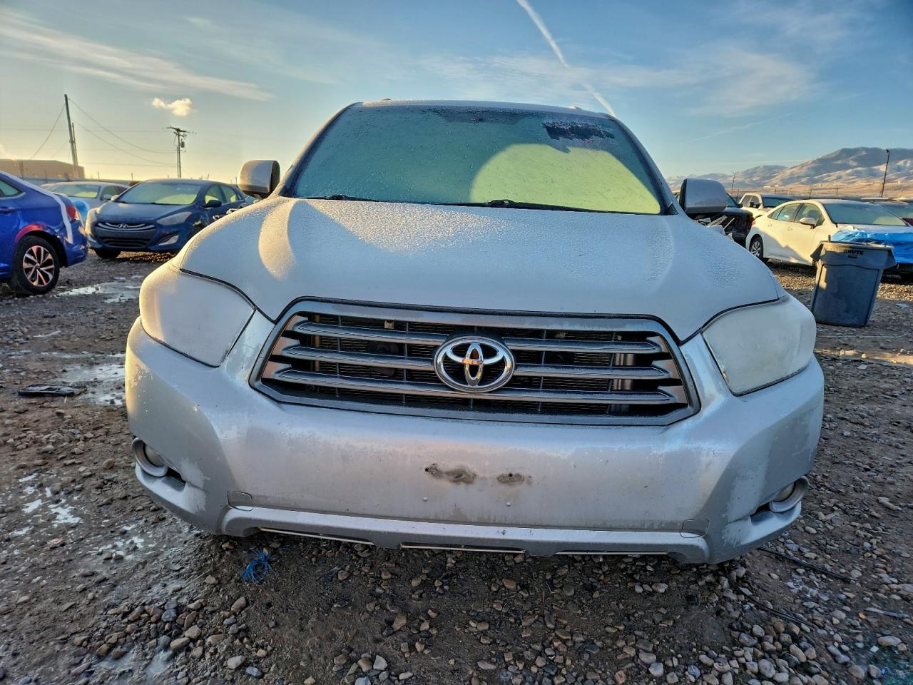 2008 Toyota Highlander Limited Серебряный vin: JTEES42A882000594