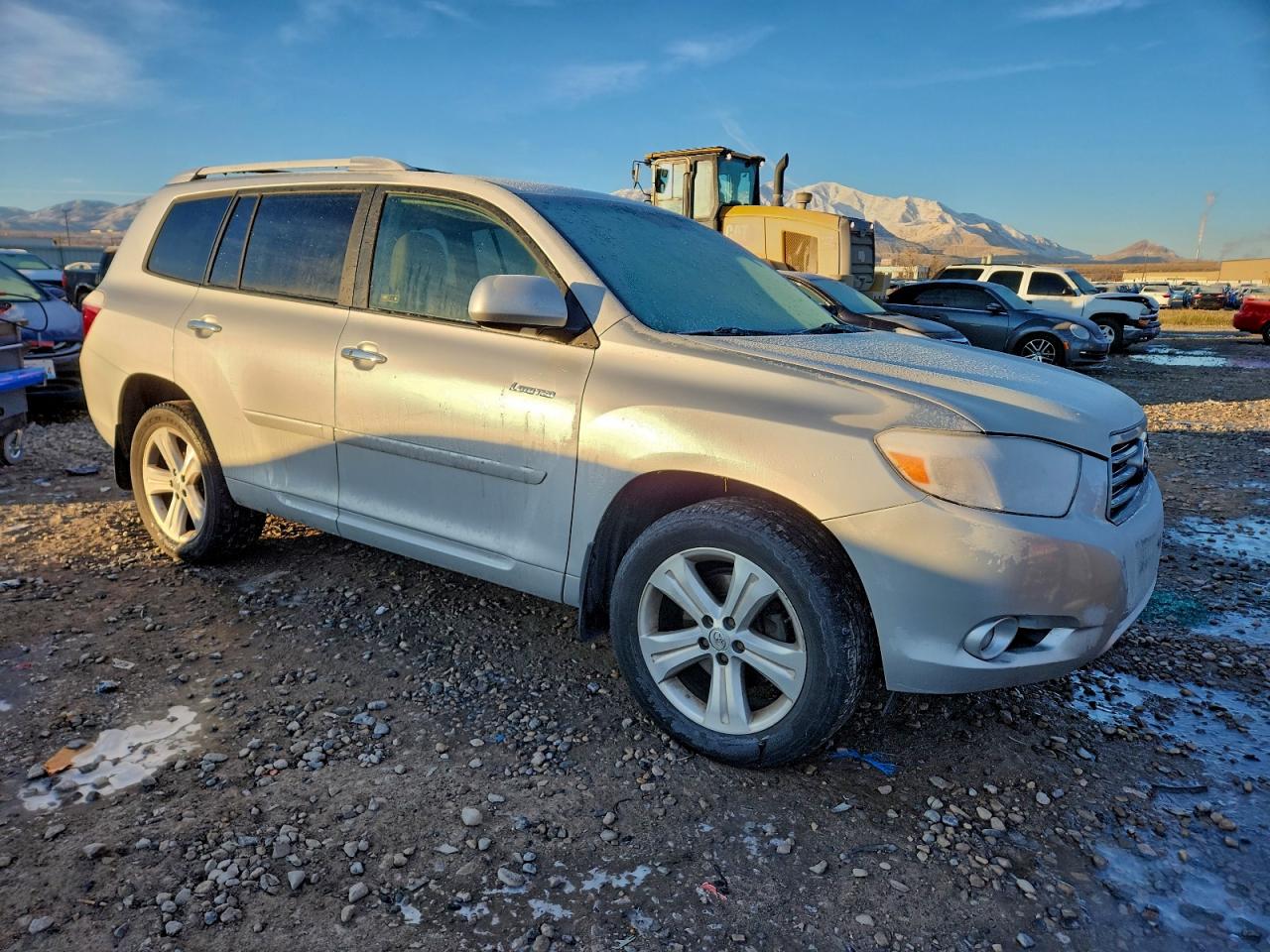 2008 Toyota Highlander Limited Серебряный vin: JTEES42A882000594