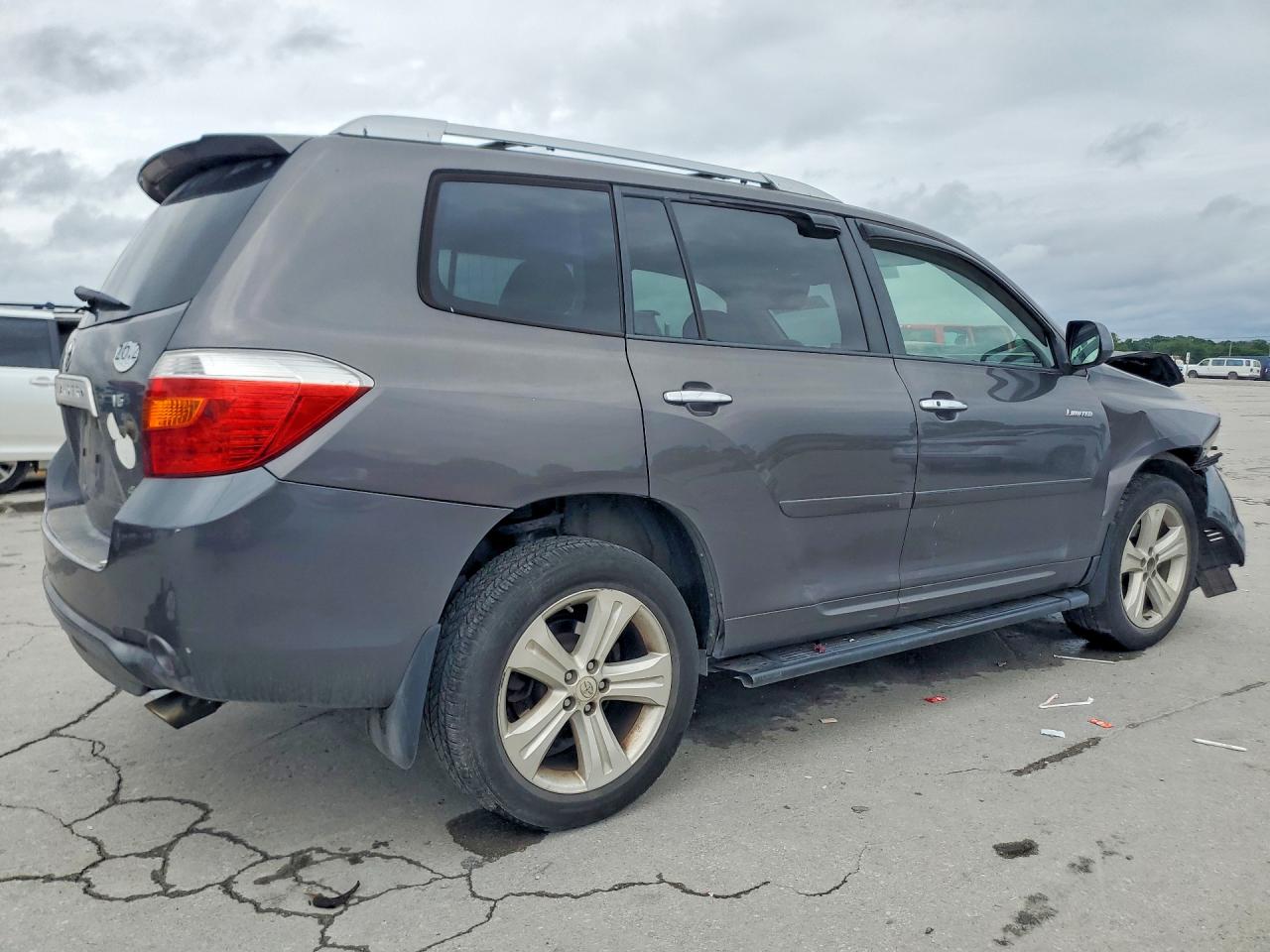 2008 Toyota Highlander Limited Gray vin: JTEES42A882023311