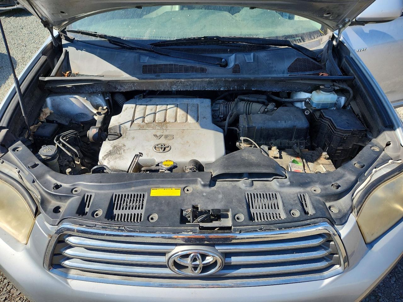 2008 Toyota Highlander Limited Серебряный vin: JTEES42A882064893