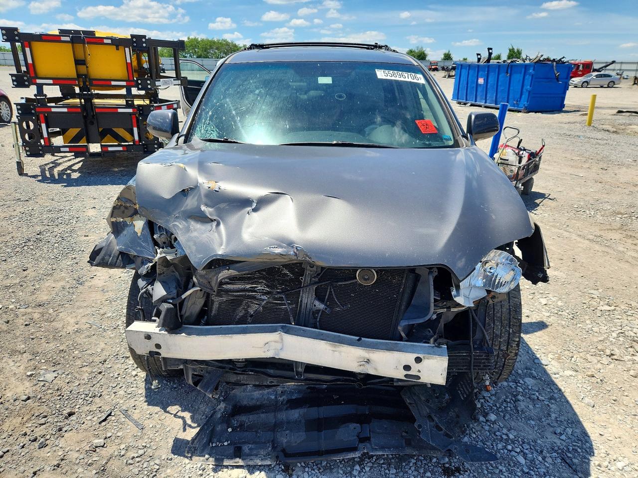2008 Toyota Highlander Limited Серый vin: JTEES42A882093374