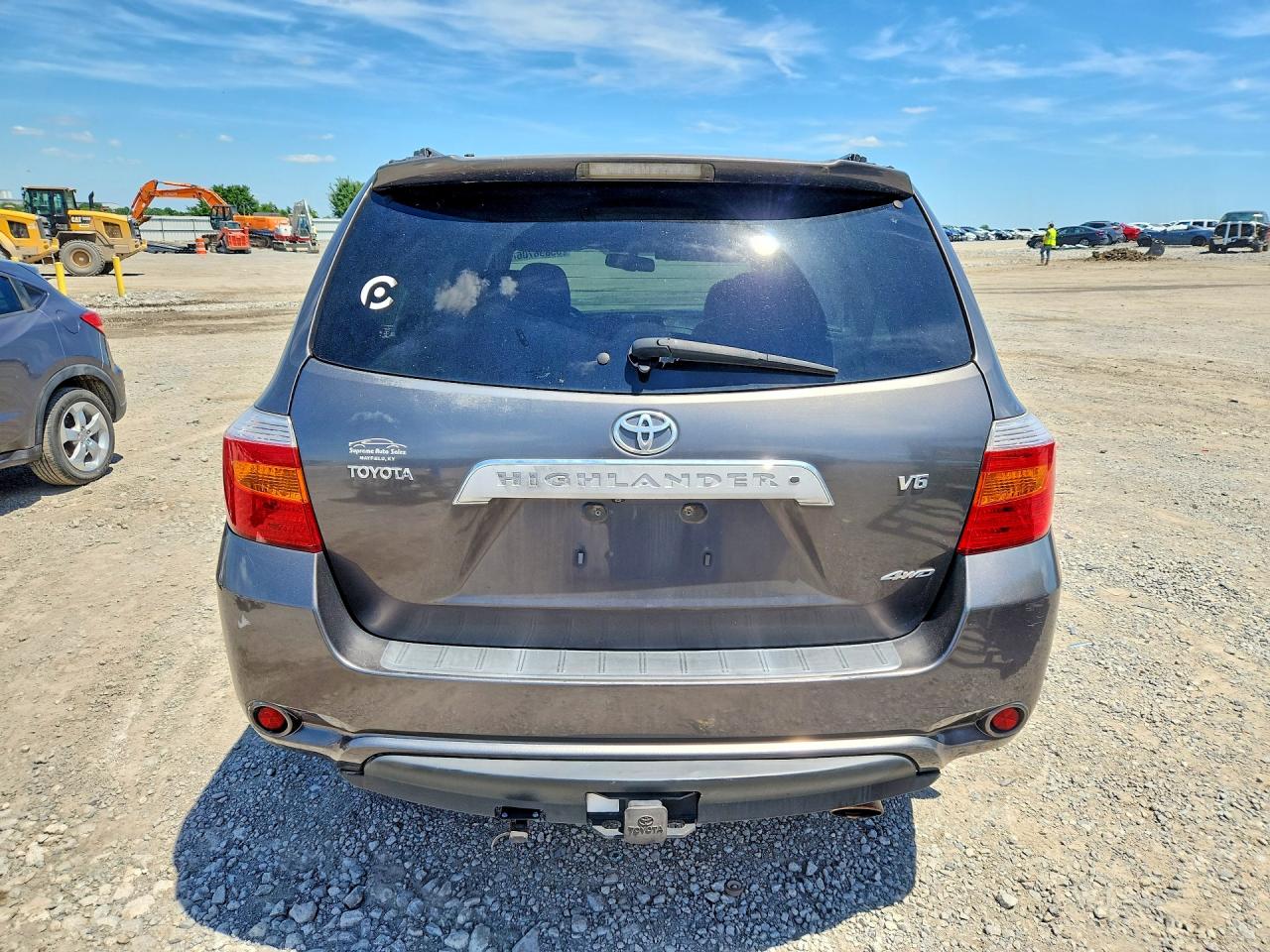 2008 Toyota Highlander Limited Серый vin: JTEES42A882093374