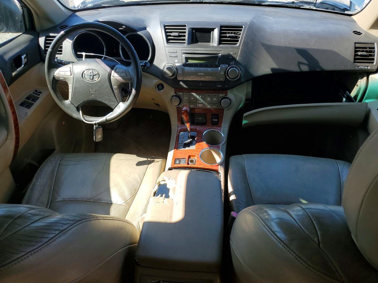 2008 Toyota Highlander Limited Blue vin: JTEES42A882100775