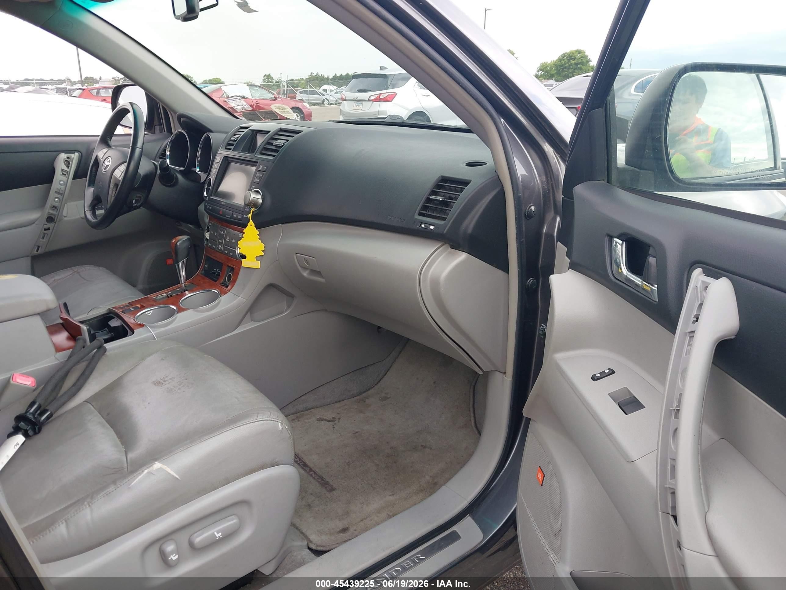 2008 Toyota Highlander Limited Gray vin: JTEES42A982008719