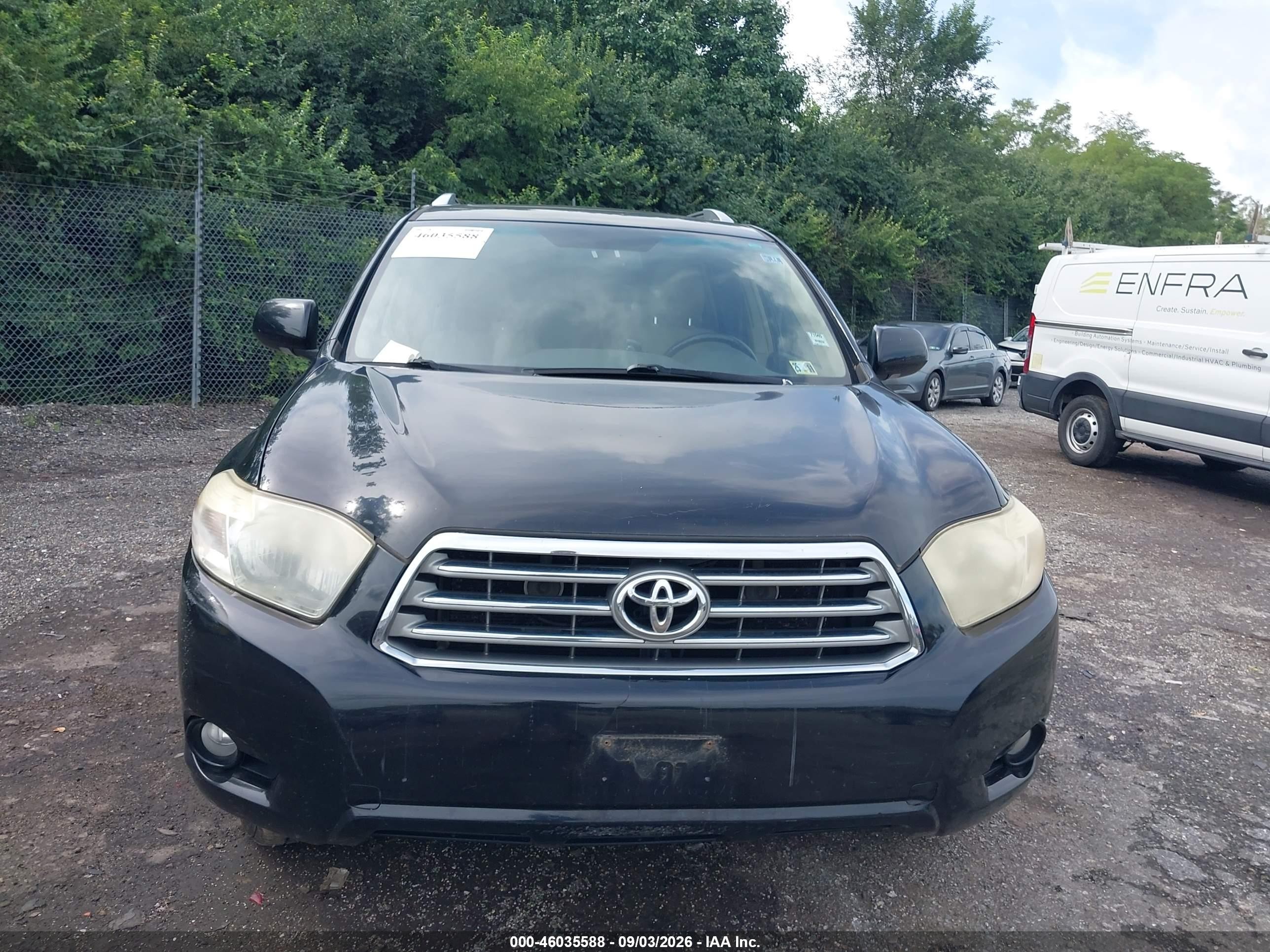 2008 Toyota Highlander Limited Черный vin: JTEES42A982034236