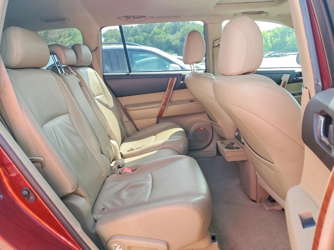 2009 Toyota Highlander Limited Burgundy vin: JTEES42A992113830