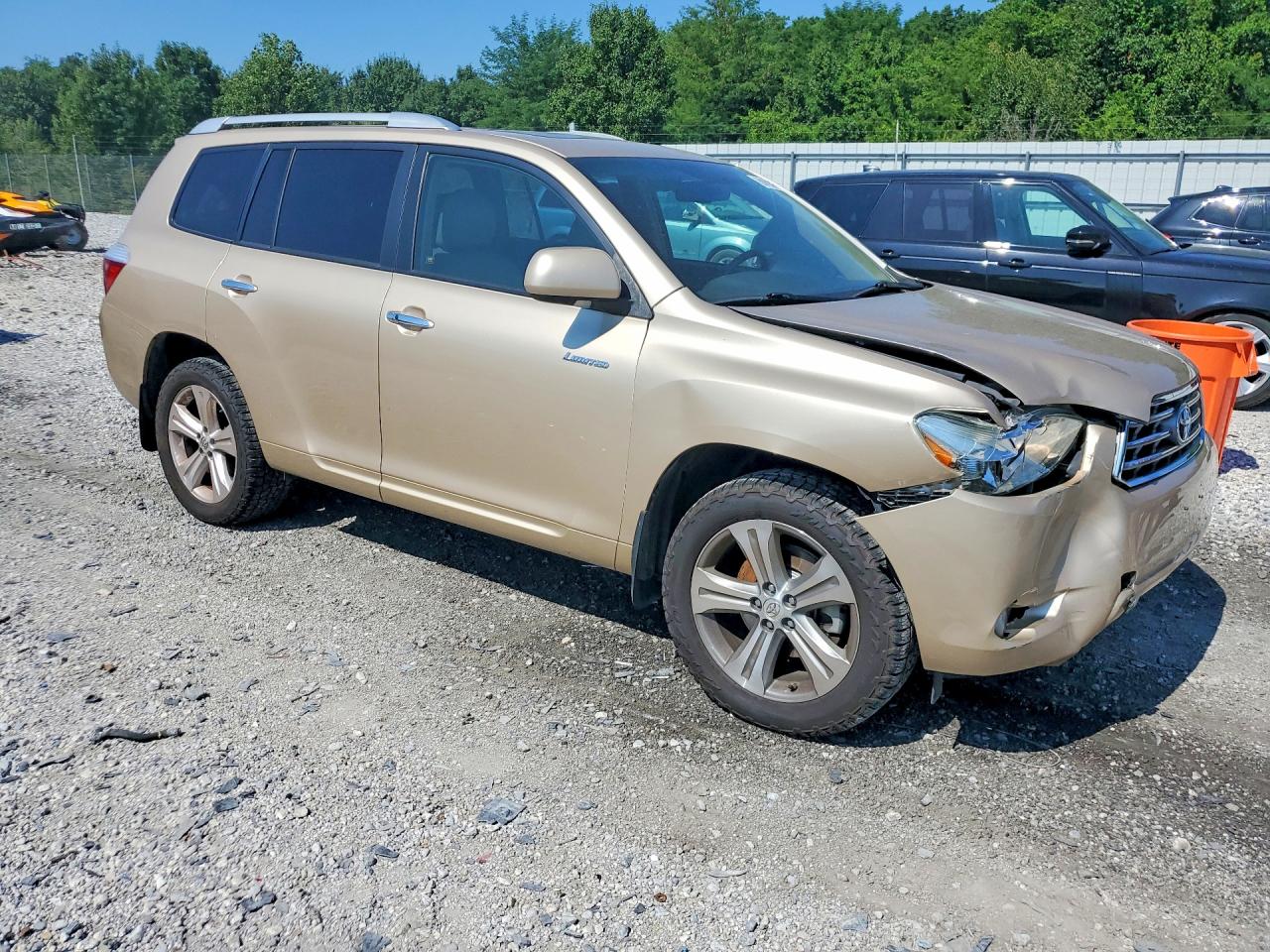 2008 Toyota Highlander Limited Gold vin: JTEES42AX82012892