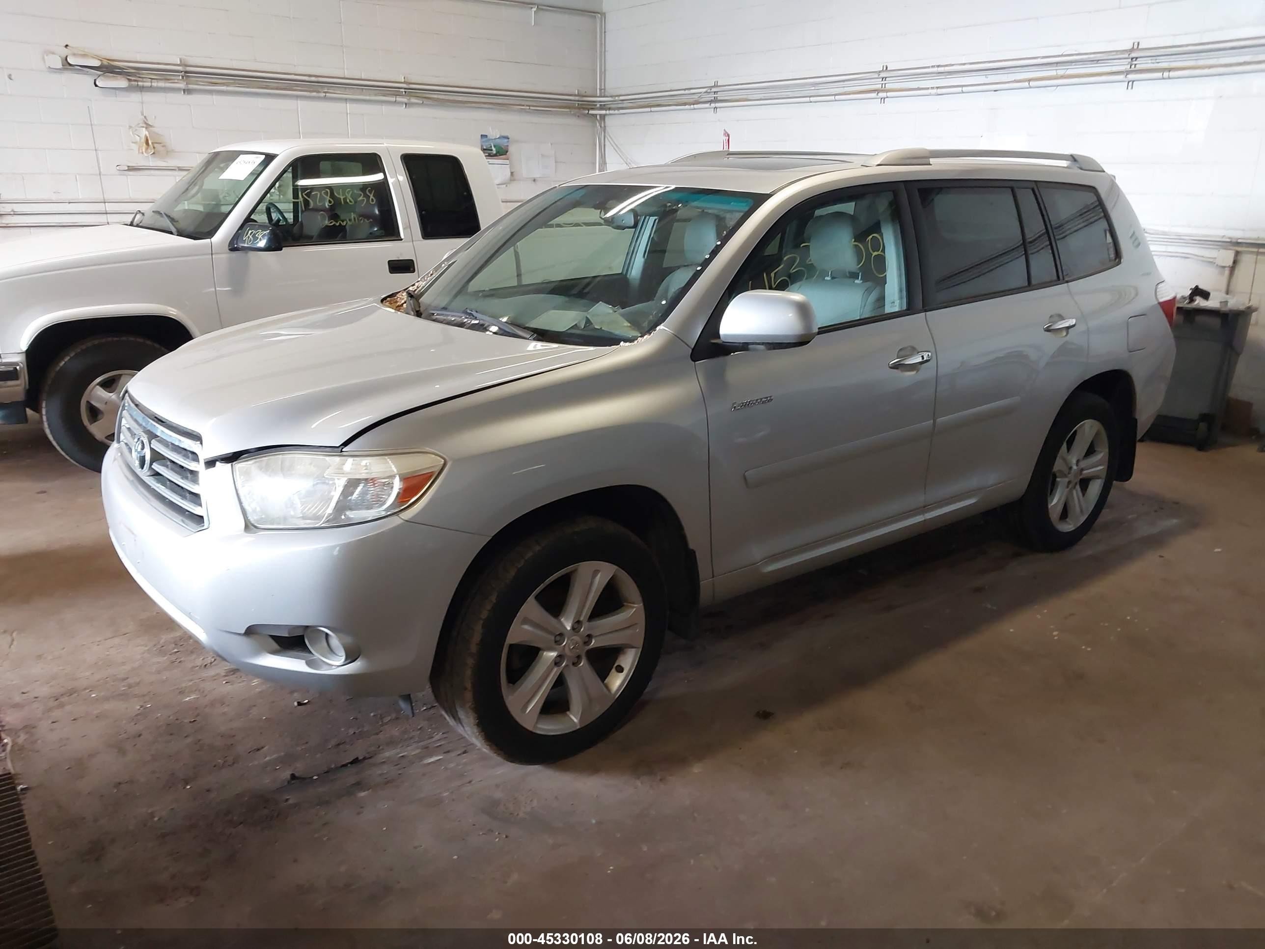 2008 Toyota Highlander Limited Gray vin: JTEES42AX82024069