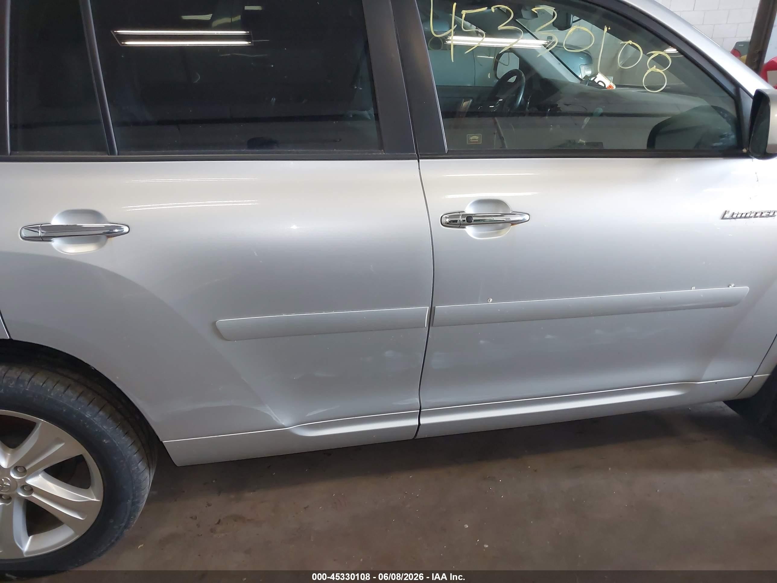2008 Toyota Highlander Limited Gray vin: JTEES42AX82024069