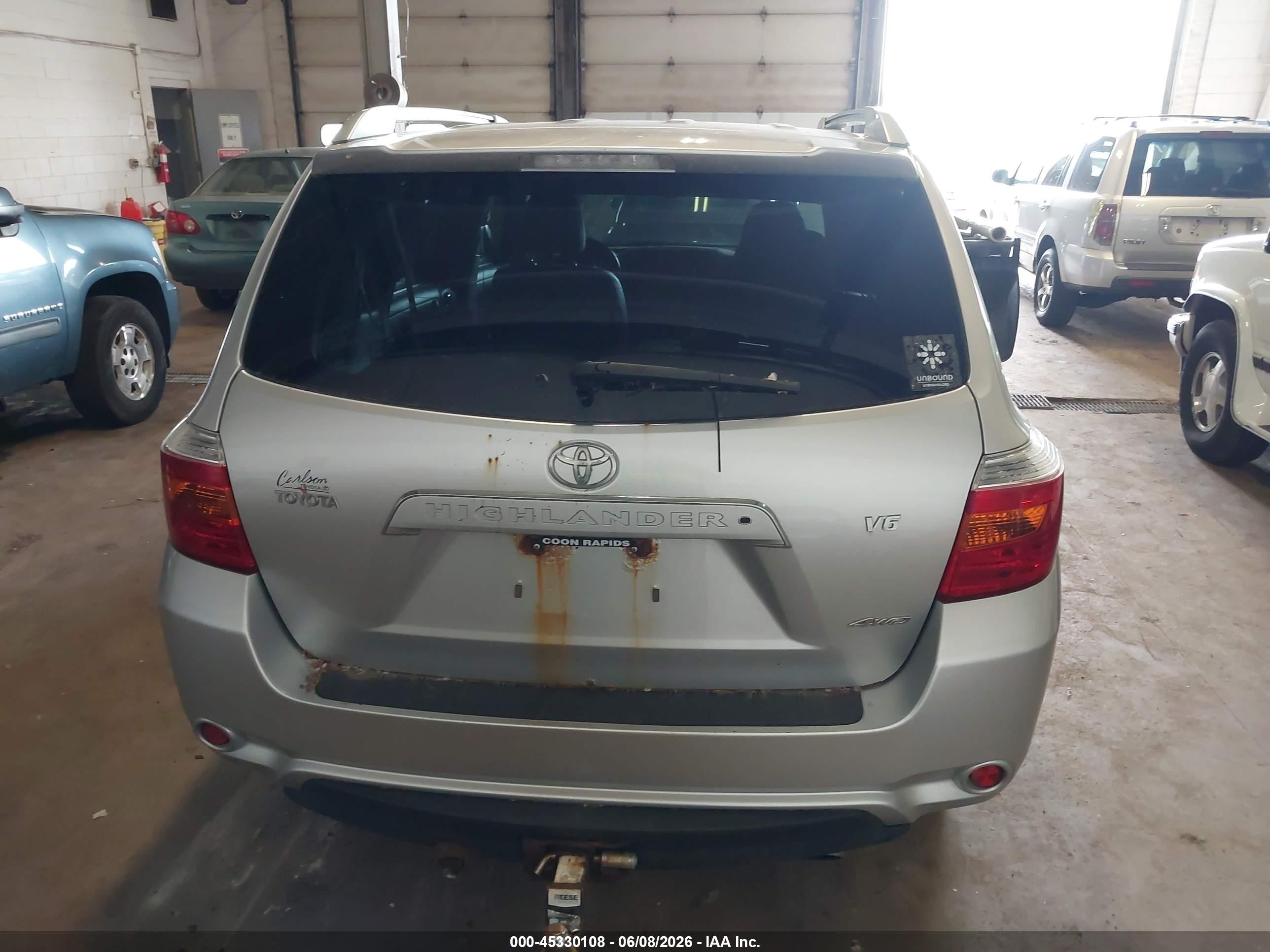 2008 Toyota Highlander Limited Gray vin: JTEES42AX82024069