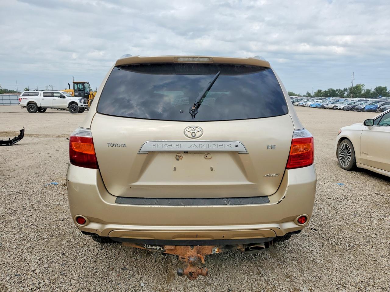 2008 Toyota Highlander Limited Золотой vin: JTEES42AX82032933