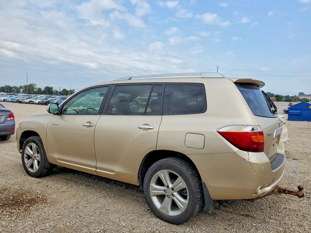 2008 Toyota Highlander Limited Золотой vin: JTEES42AX82032933