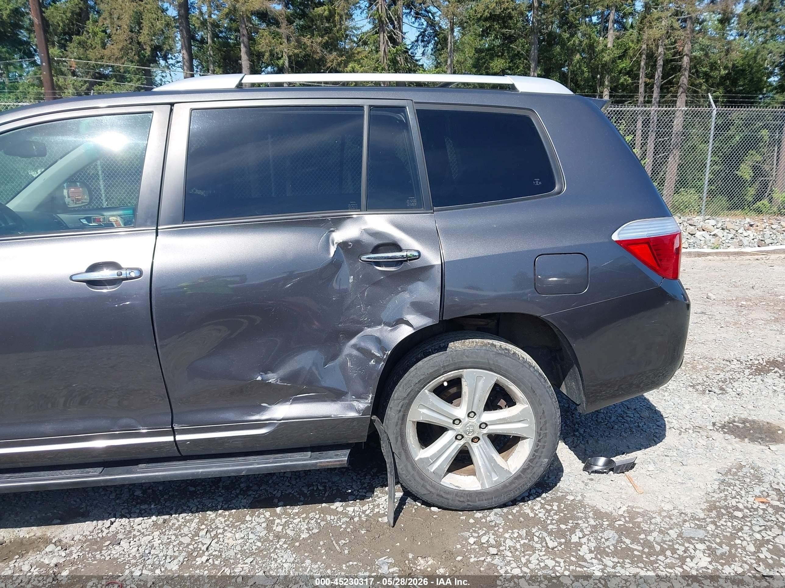 2008 Toyota Highlander Limited Gray vin: JTEES42AX82038750