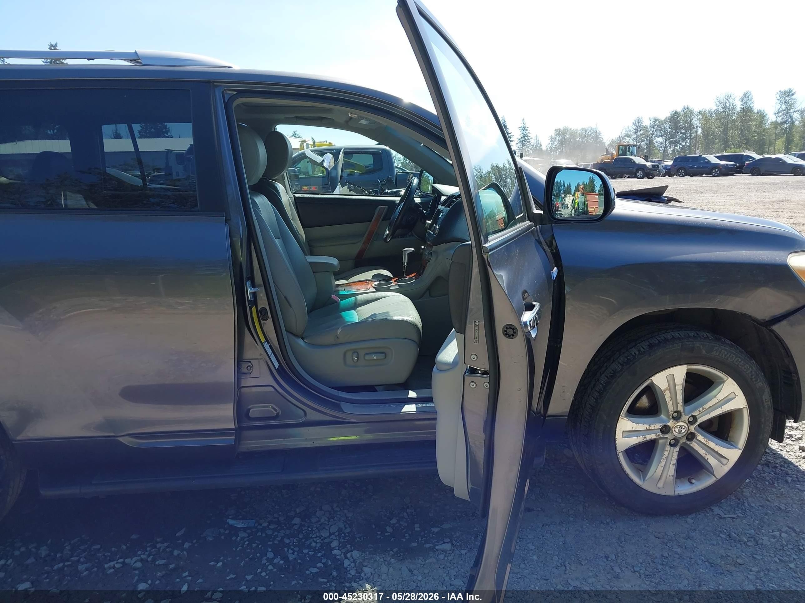 2008 Toyota Highlander Limited Gray vin: JTEES42AX82038750