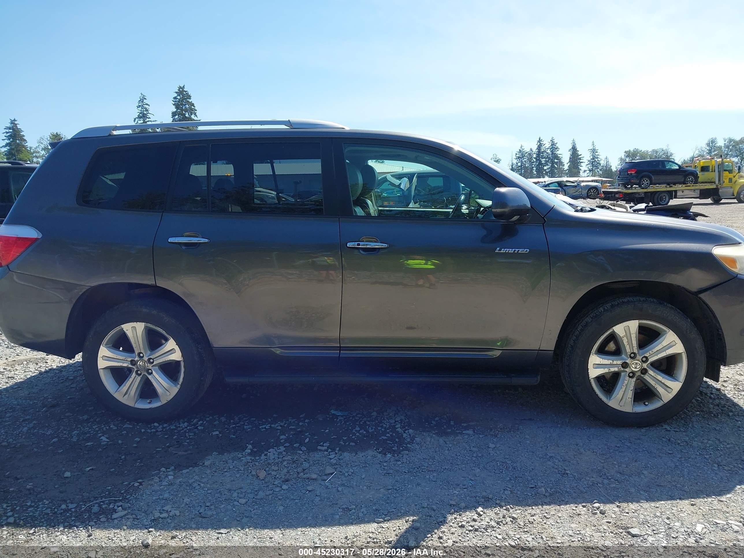 2008 Toyota Highlander Limited Gray vin: JTEES42AX82038750